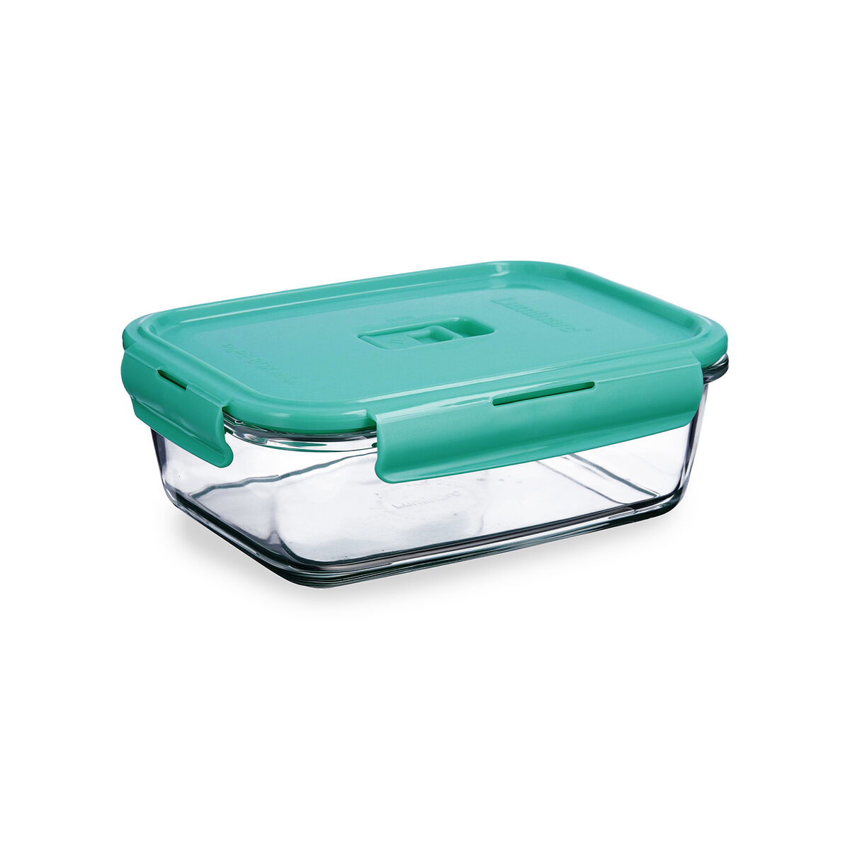 Fiambrera Hermética Luminarc Turquesa Turquesa Vidrio 1,22 L (6 Unidades)