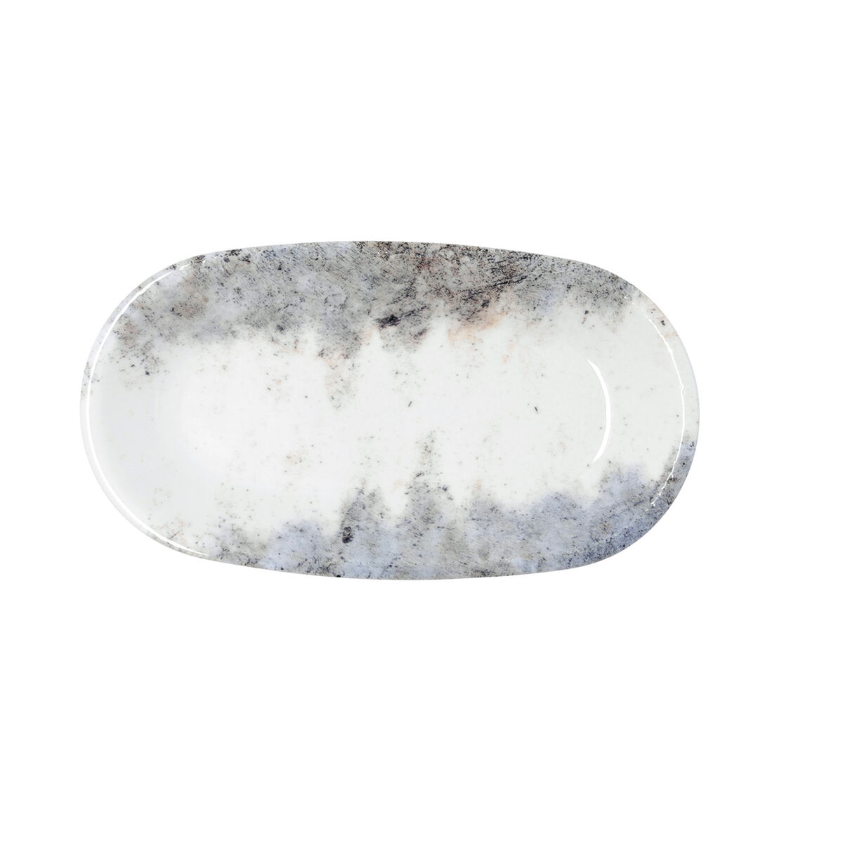 Bandeja de Aperitivos Bidasoa Polaris Hydrozero Beige 26 x 14,5 cm (6 Unidades)