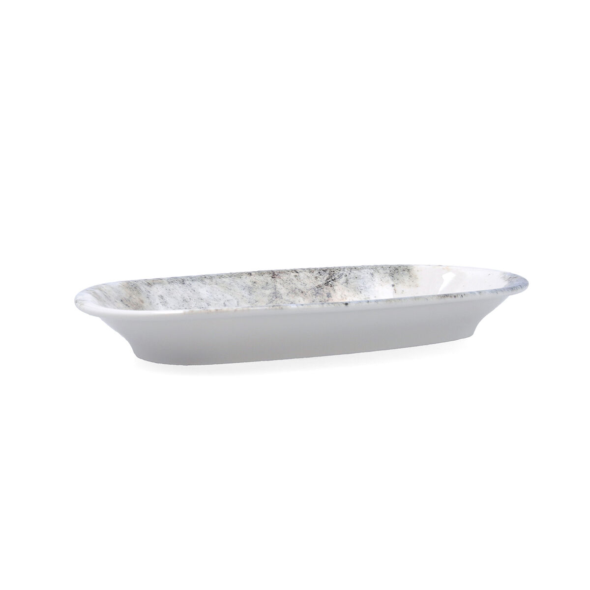 Bandeja de Aperitivos Bidasoa Polaris Hydrozero Beige 26 x 14,5 cm (6 Unidades)
