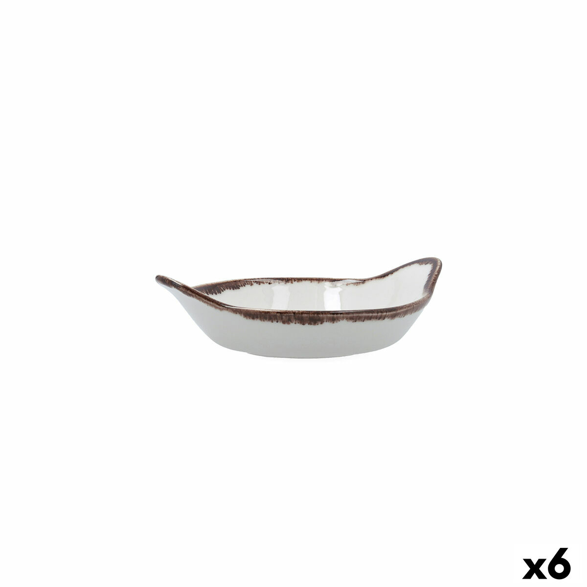 Bandeja de Aperitivos Bidasoa Orion Hydrozero Blanco Ø 16 cm (6 Unidades)