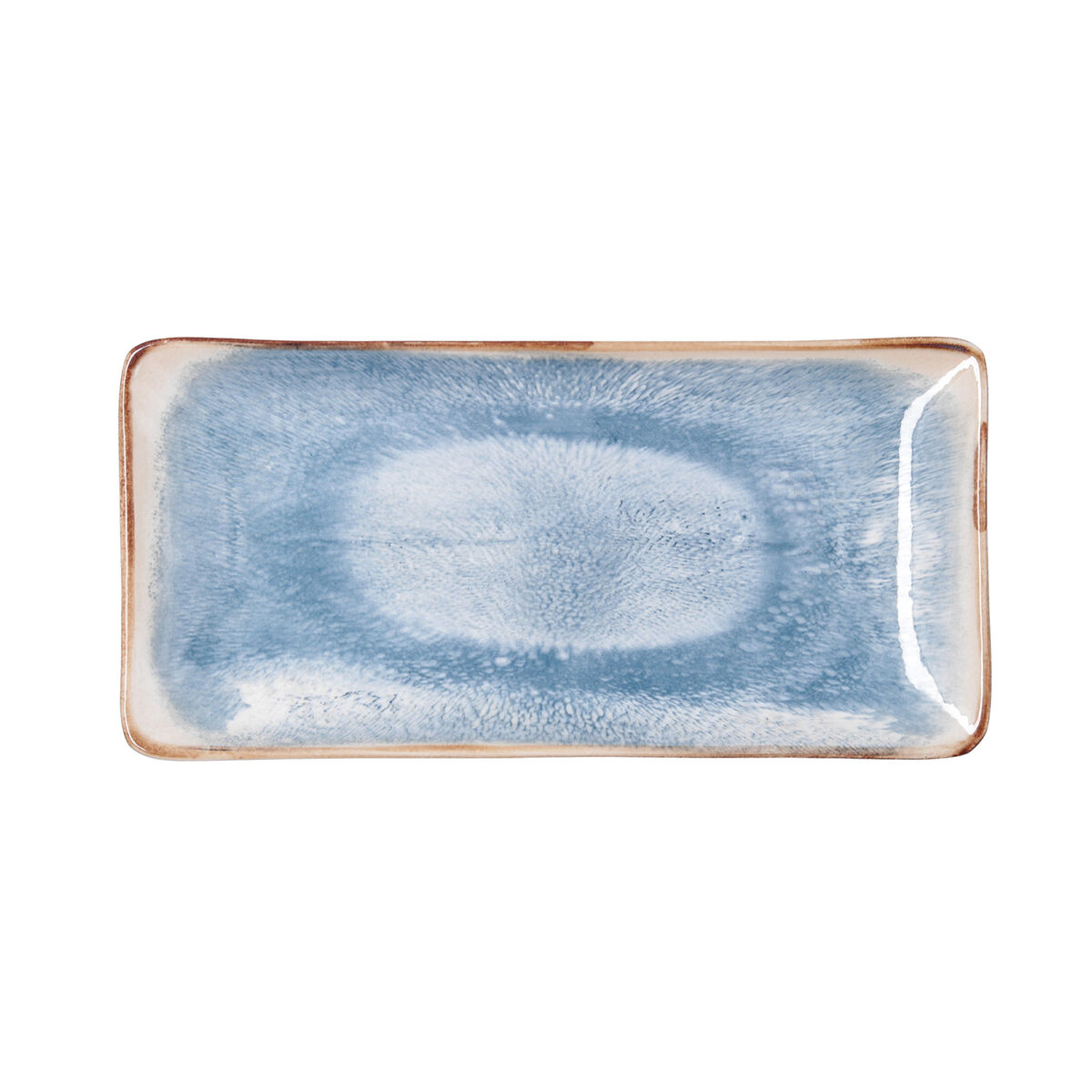Bandeja de Aperitivos Bidasoa Aura Blanco 25 x 12 cm (6 Unidades)