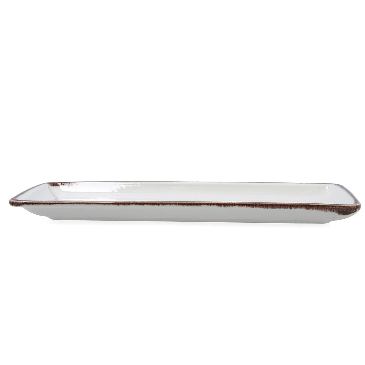 Bandeja de Aperitivos Bidasoa Orion Hydrozero Blanco 34 x 16 cm (6 Unidades)
