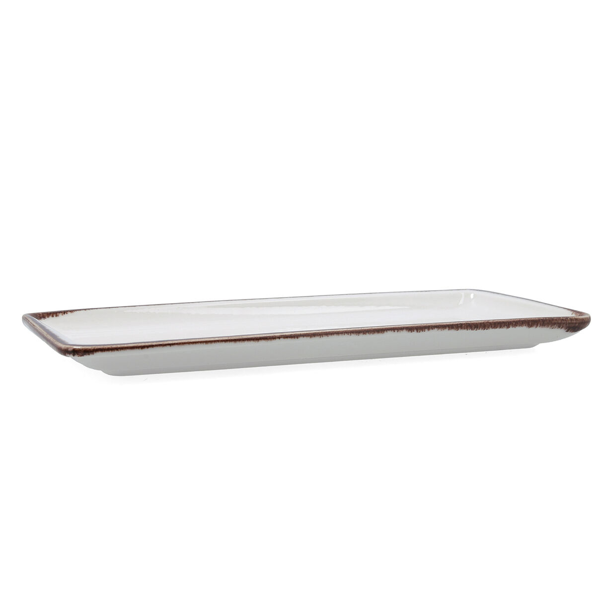 Bandeja de Aperitivos Bidasoa Orion Hydrozero Blanco 34 x 16 cm (6 Unidades)