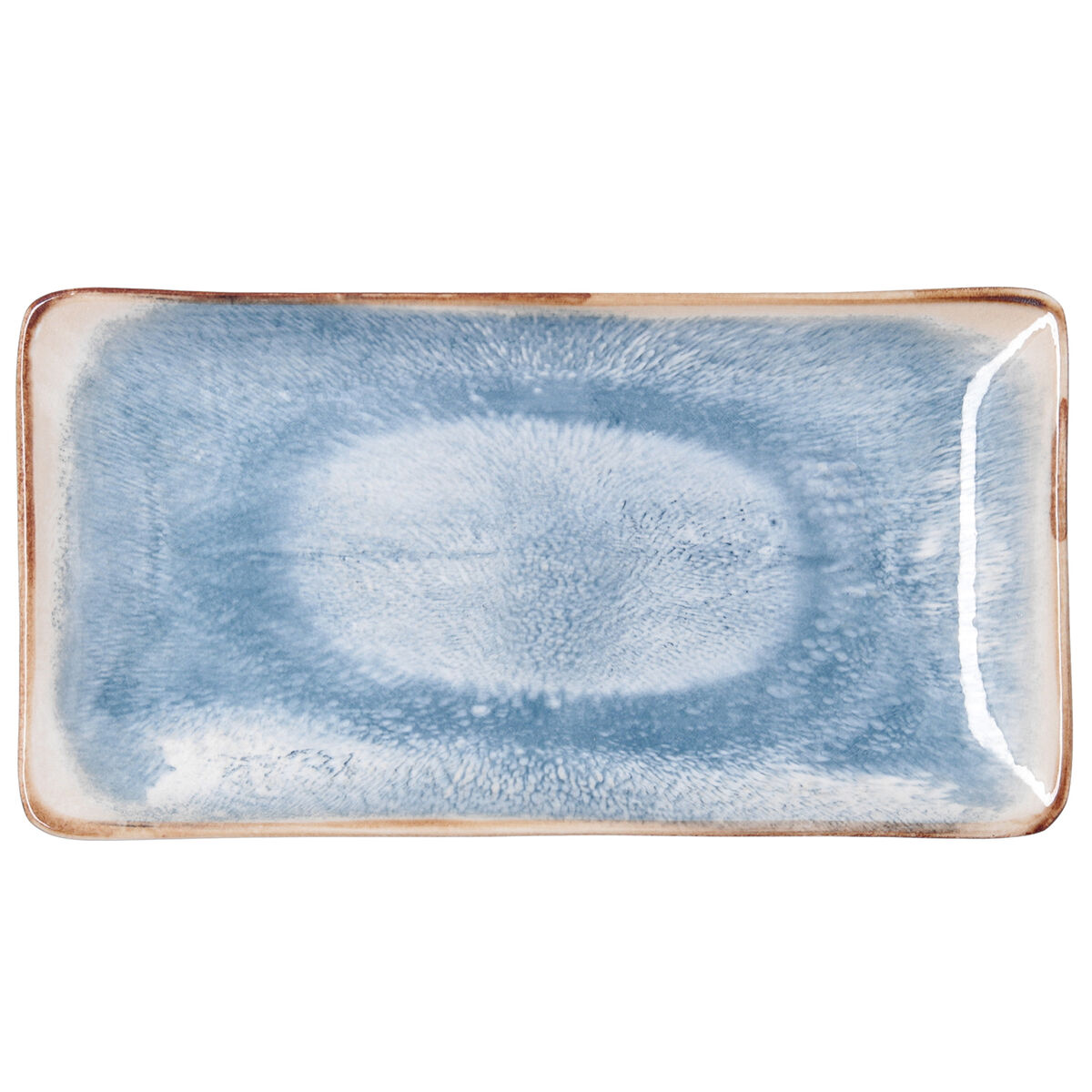 Bandeja de Aperitivos Bidasoa Aura Blanco 27,5 x 16,3 cm (6 Unidades)