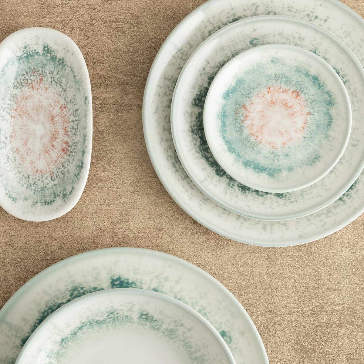 Bandeja de Aperitivos Bidasoa Kai Hydrozero Blanco 26 x 14,5 cm (6 Unidades)