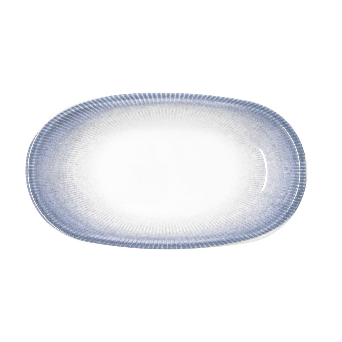 Bandeja de Aperitivos Bidasoa Lea Hydrozero Blanco 26 x 14,5 cm (6 Unidades)
