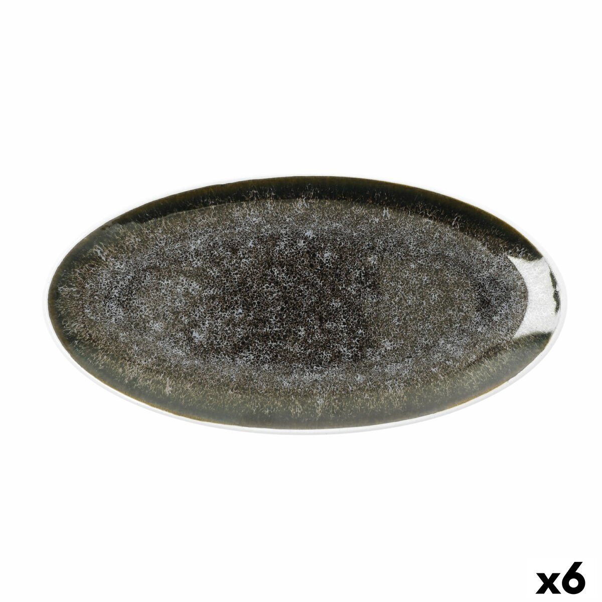 Bandeja de Aperitivos Bidasoa Elite Marrón 25 X 12,5 CM (6 Unidades)