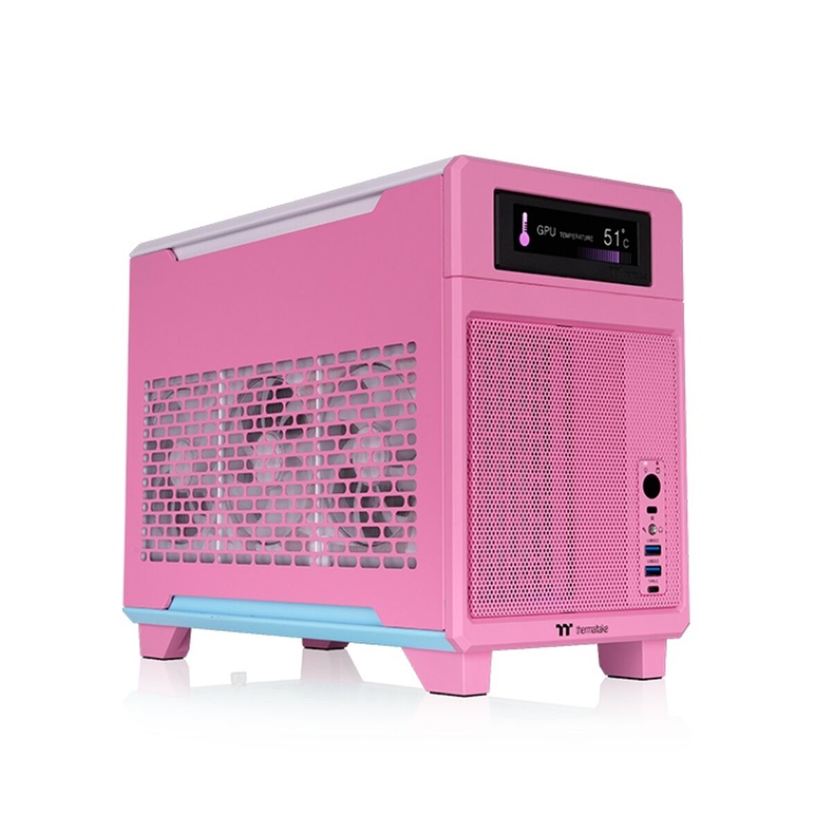 Caja Semitorre ATX THERMALTAKE CA-11A-00SANN-00 Rosa