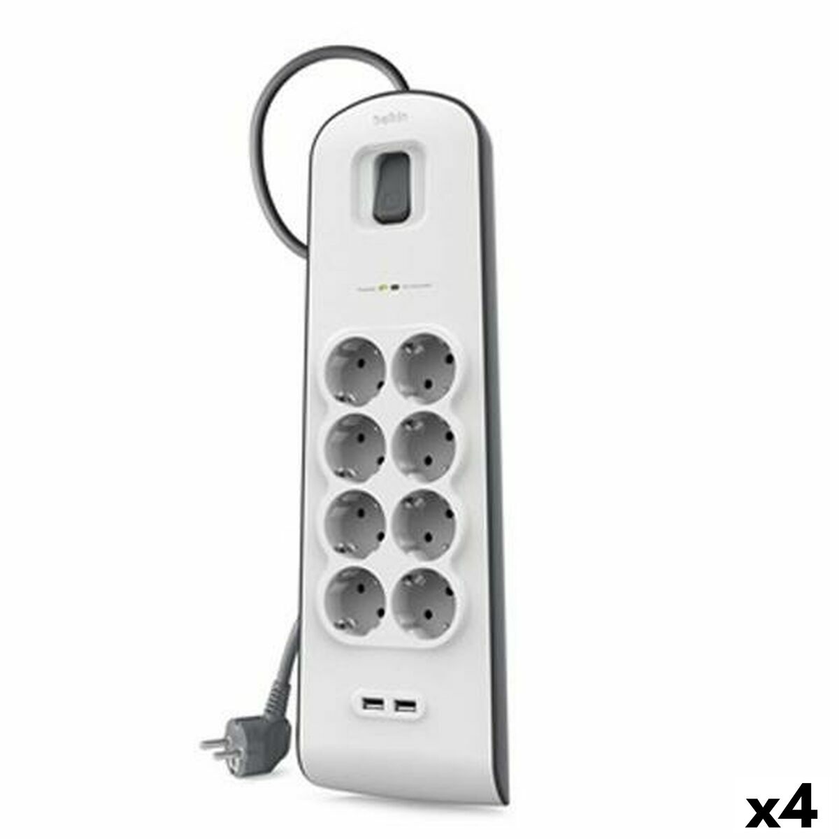 Regleta Enchufes 8 Tomas con Interruptor Belkin