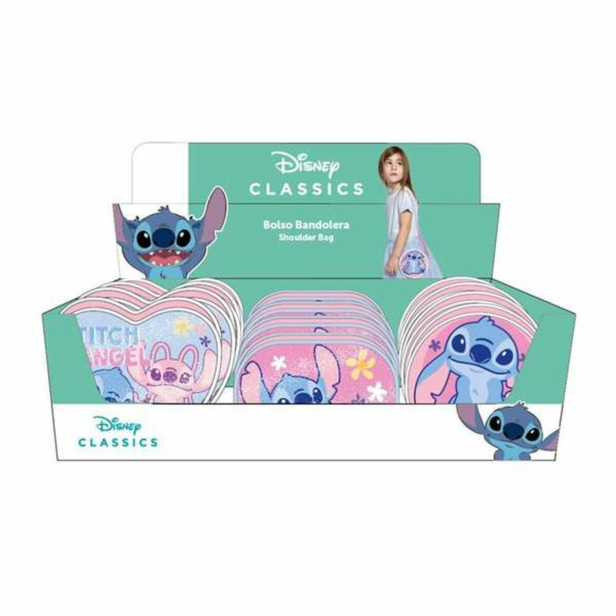 Bolsa de Playa Stitch 50,0 x 15,0 x 20,0 cm