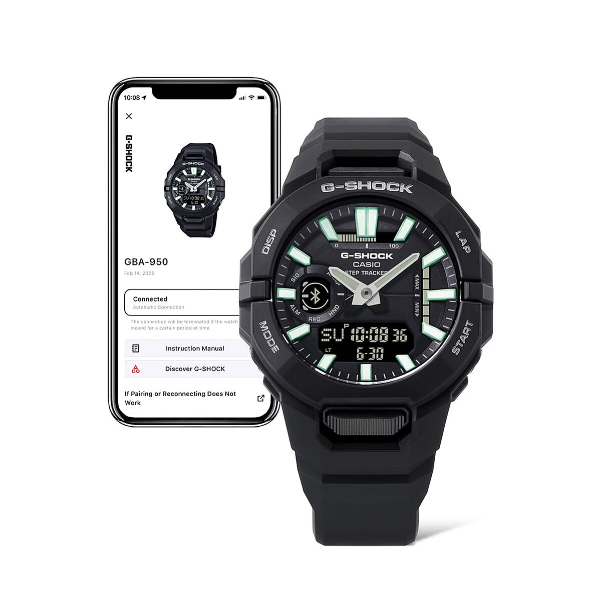 Reloj Hombre Casio G-Shock G-SQUAD STRAP TRACKER (COMPATIBLE WITH STRAVA) (Ø 44 mm)