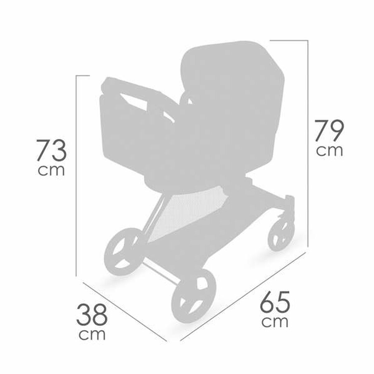 Muñeca bebé Decuevas 50 cm