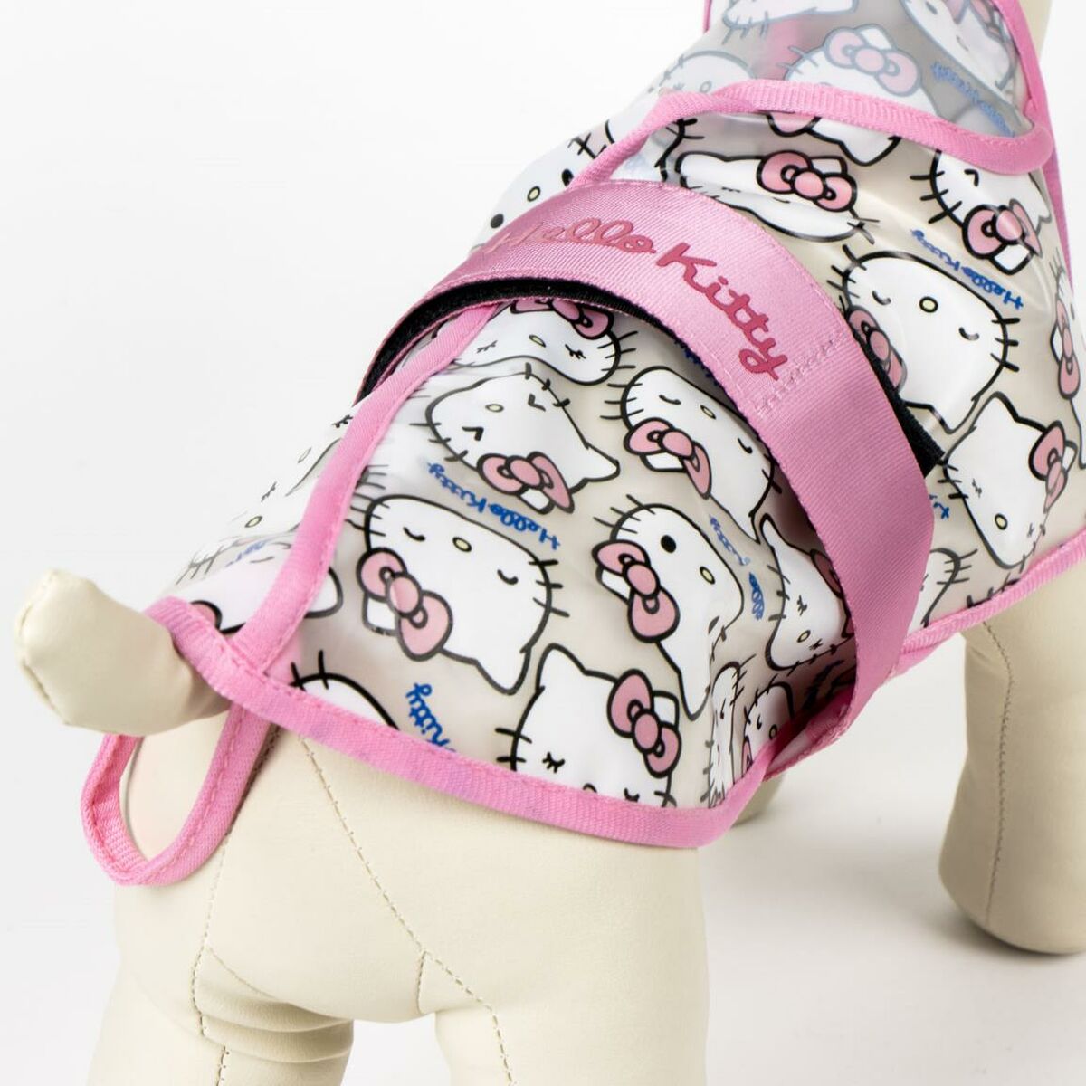 Chubasquero para Perro Hello Kitty Rosa XS