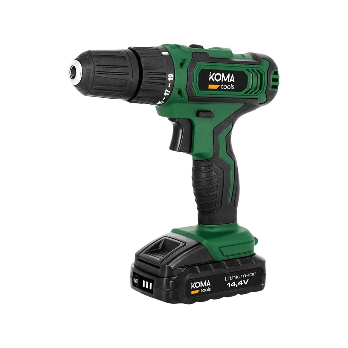 Set de taladro y accesorios Koma Tools 22 Nm