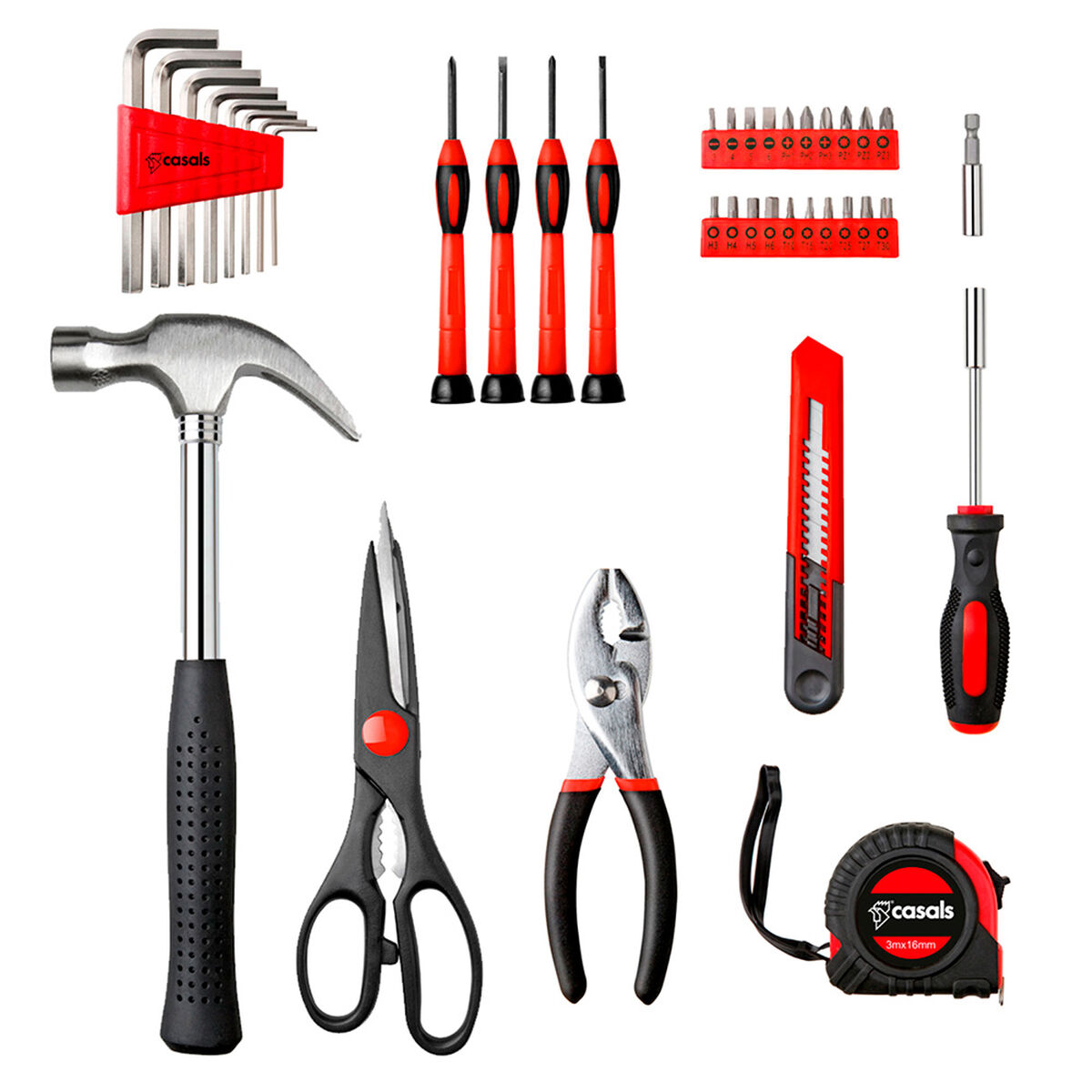 Maletín de Herramientas Casals 39 Piezas