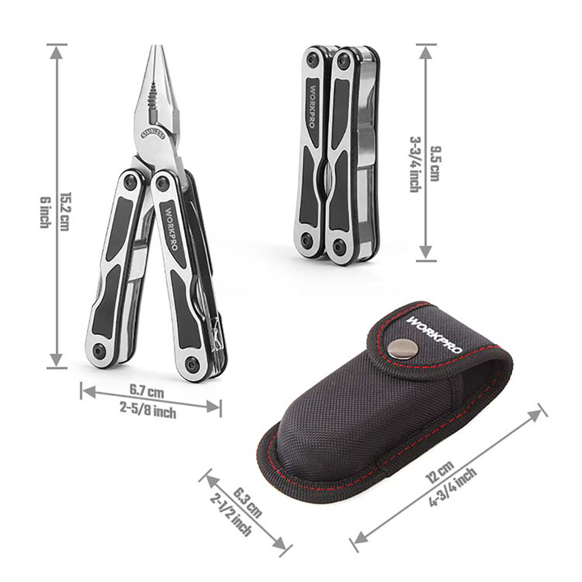 Multiherramienta Workpro 15 in 1