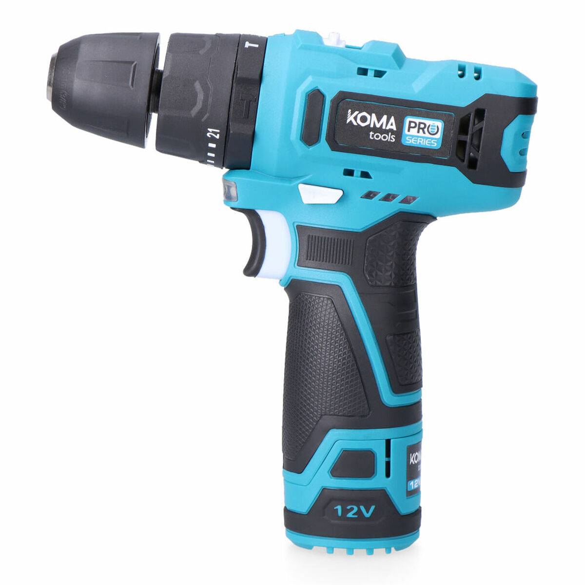 Set de taladro y accesorios Koma Tools 12 V