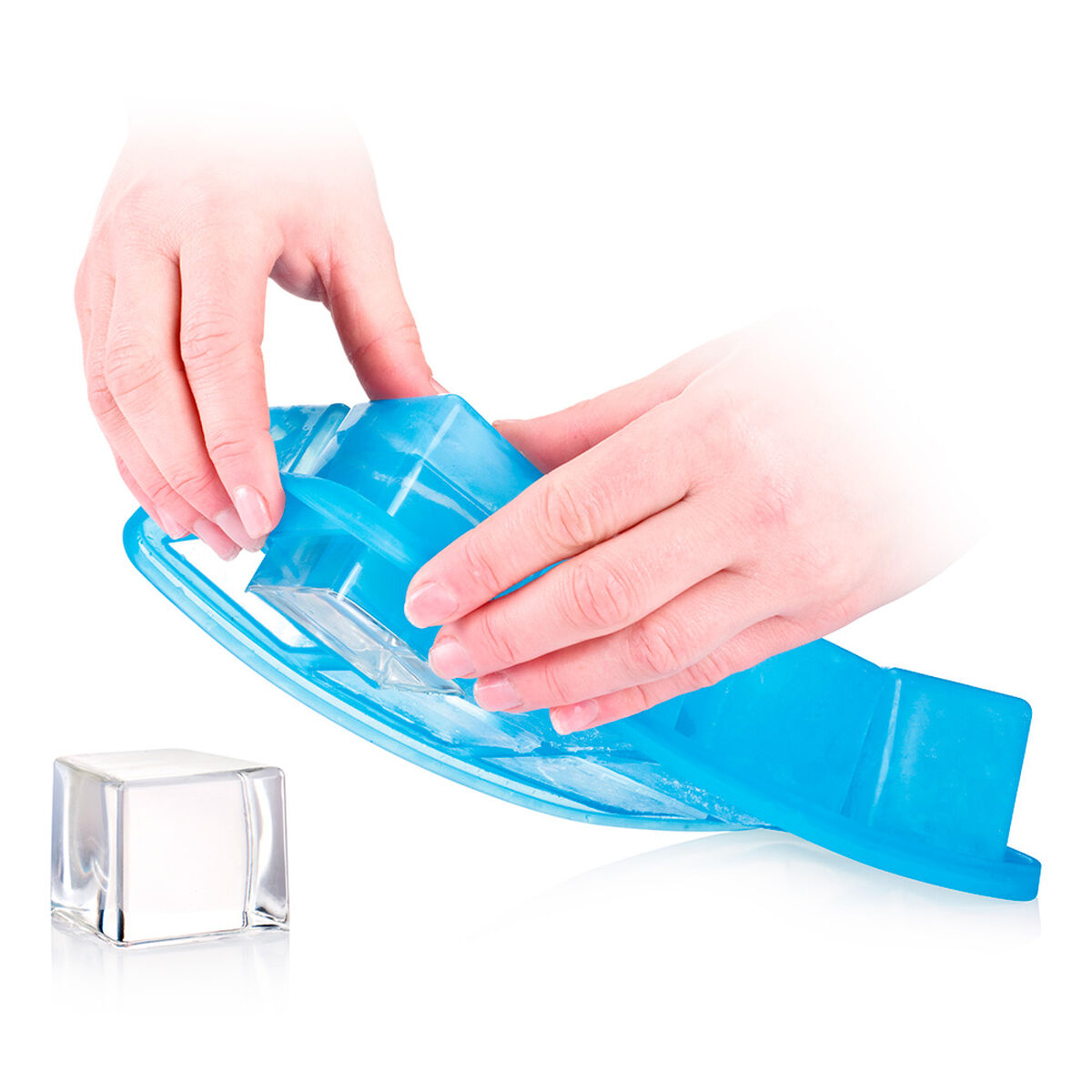 Molde para Cubitos de Hielo Tescoma mydrink cubos xxl Silicona