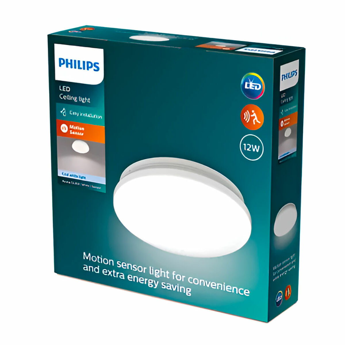 Plafón LED Philips acuna 12 W Ø 24,5 cm Blanco Metal (4000 K)