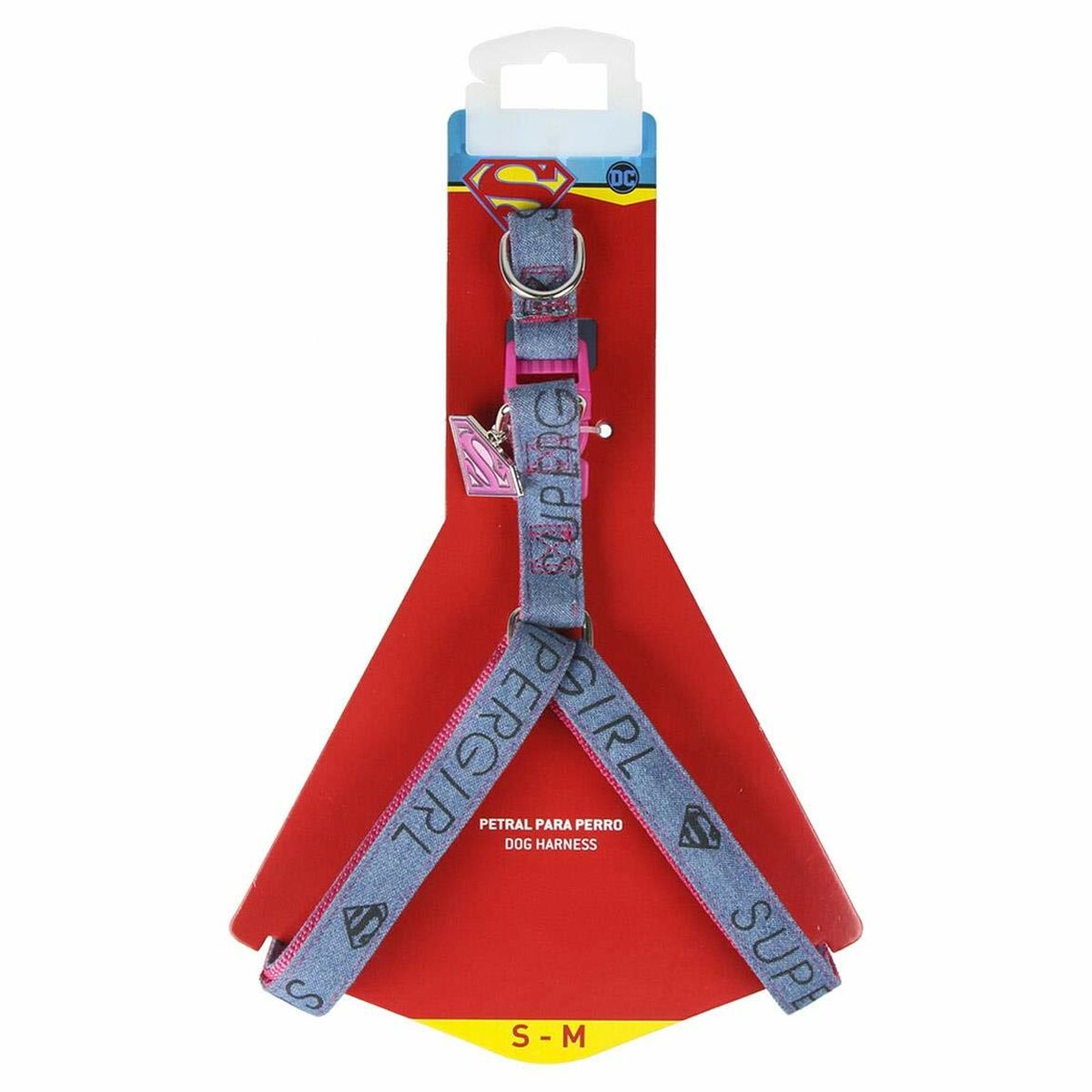 Arnés para Perro Superman Rosa