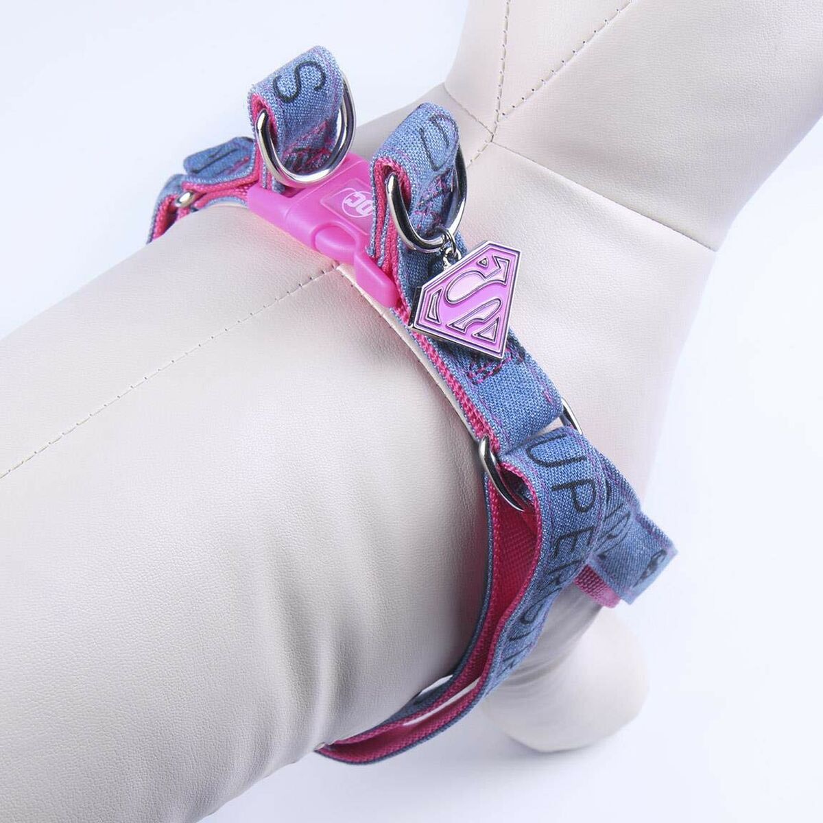 Arnés para Perro Superman Rosa