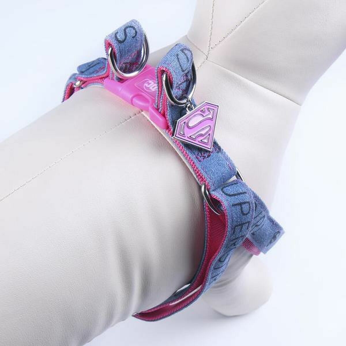 Arnés para Perro Superman Rosa