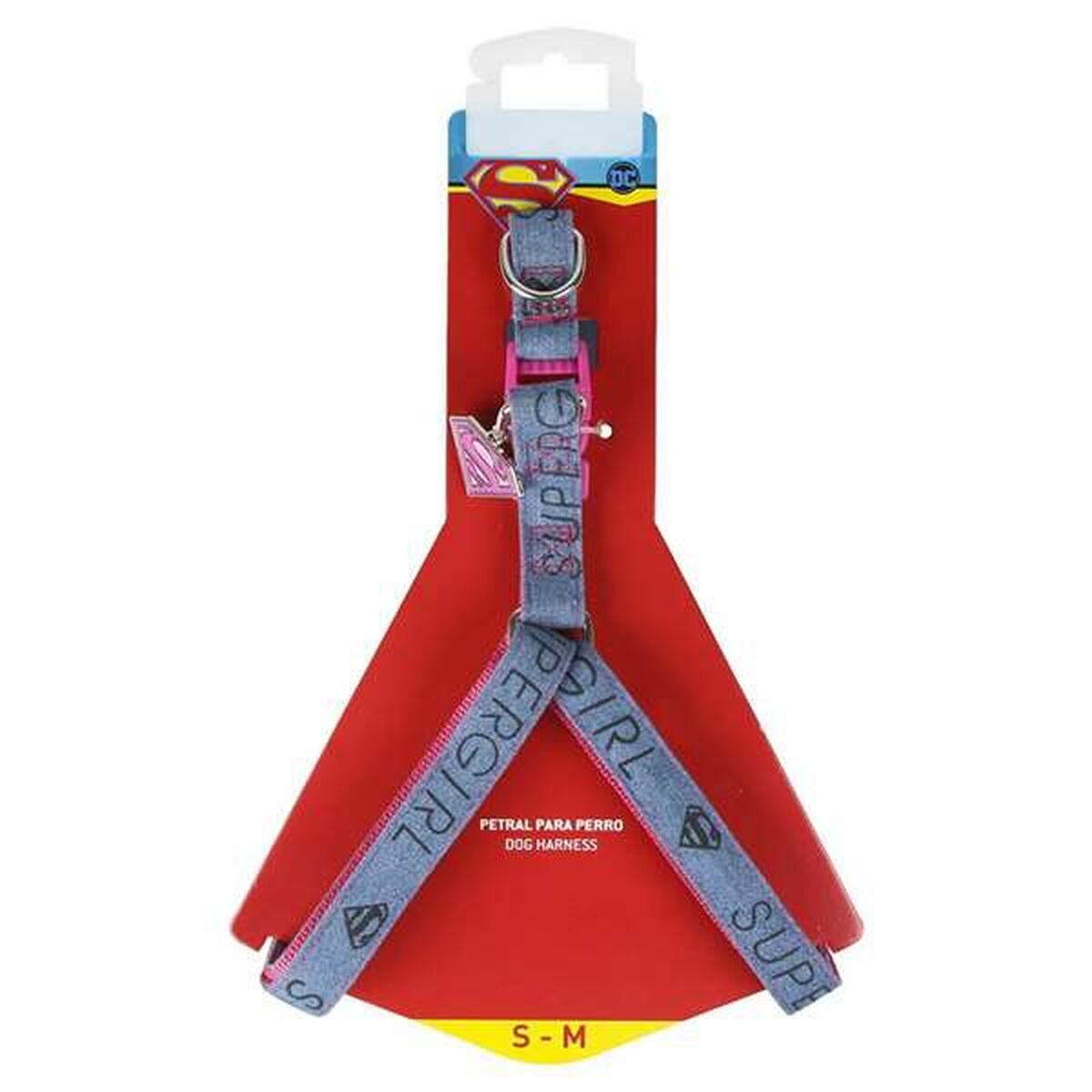 Arnés para Perro Superman Rosa