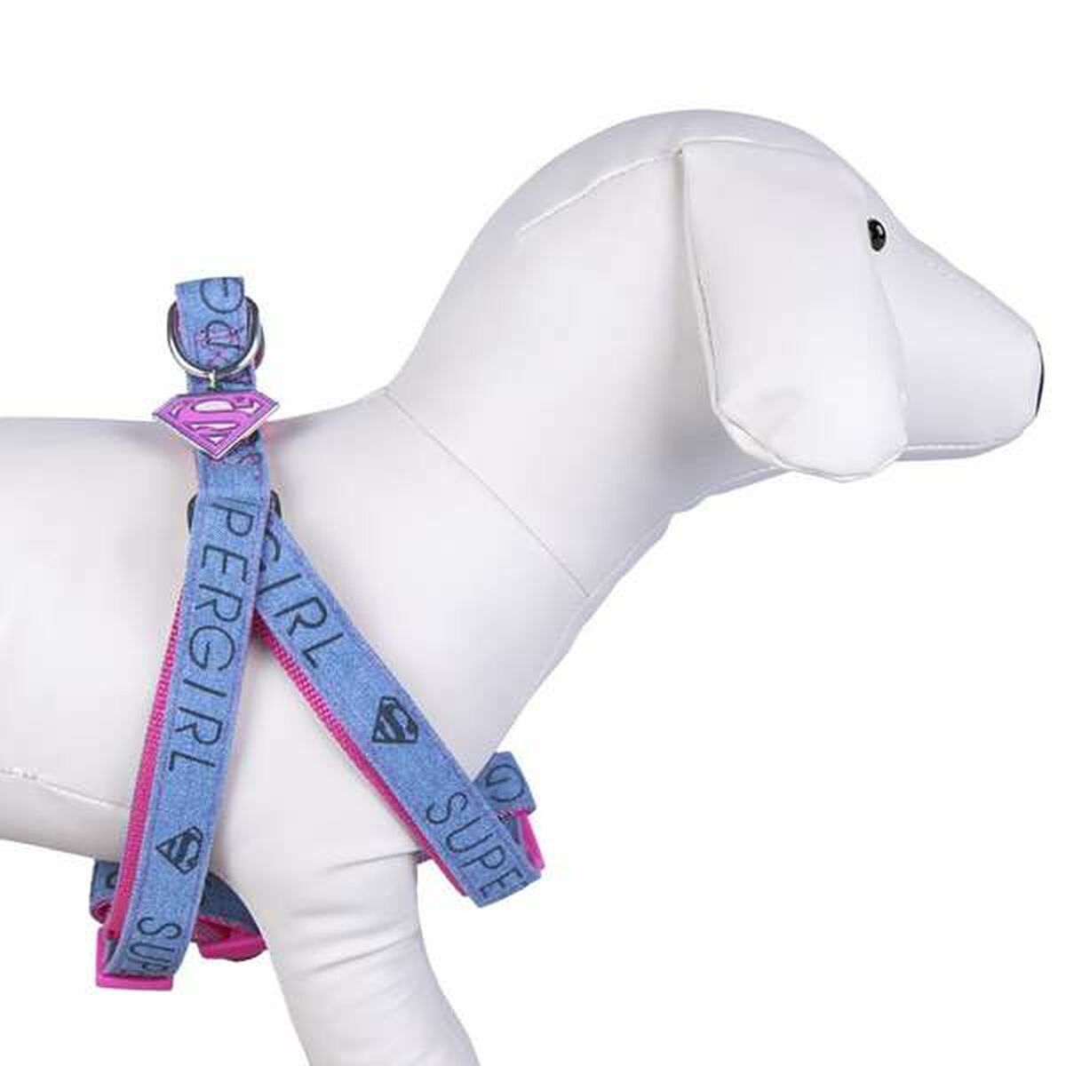 Arnés para Perro Superman Rosa
