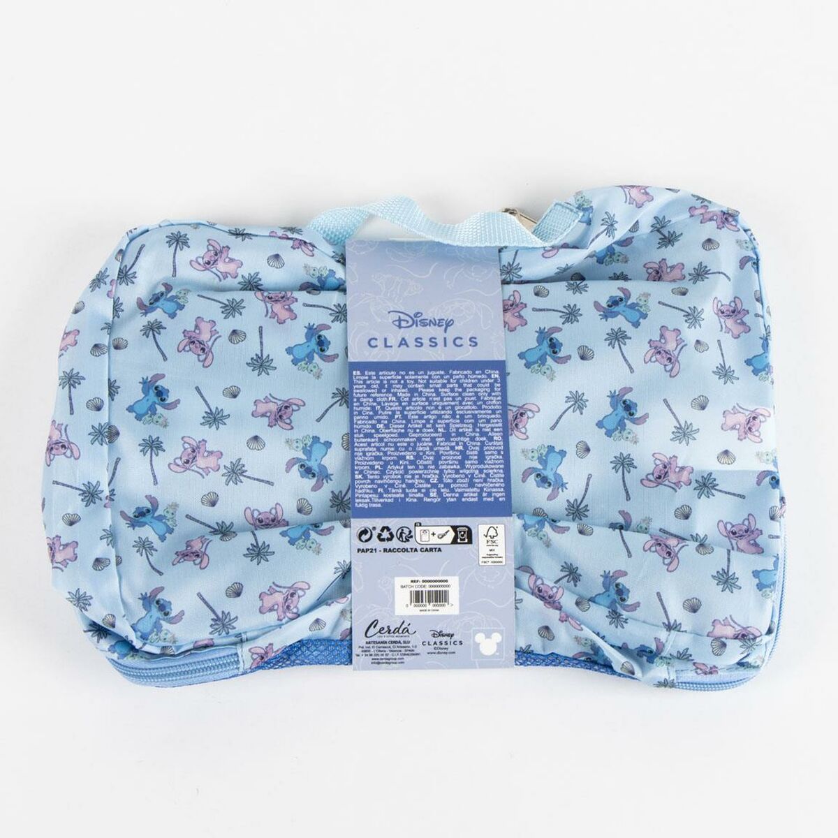 Neceser de Viaje Stitch Azul
