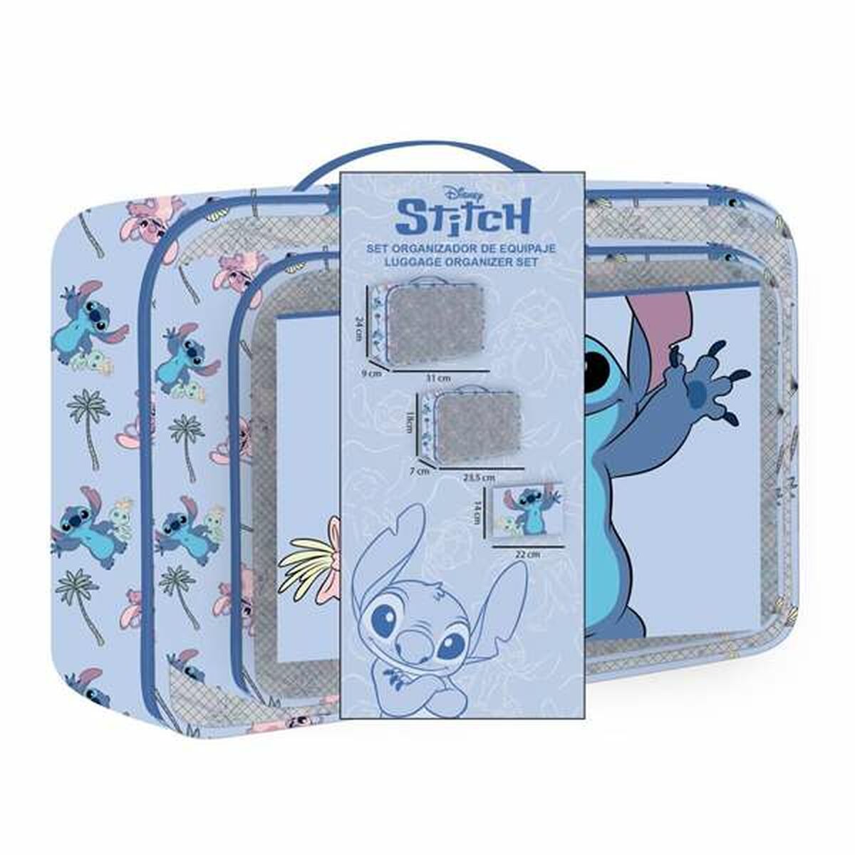 Neceser de Viaje Stitch Azul