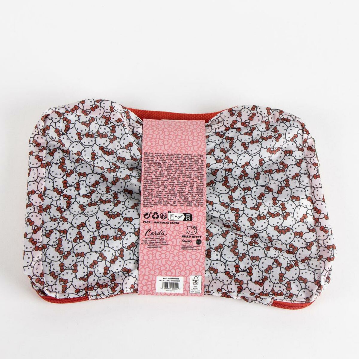 Neceser de Viaje Hello Kitty Rojo