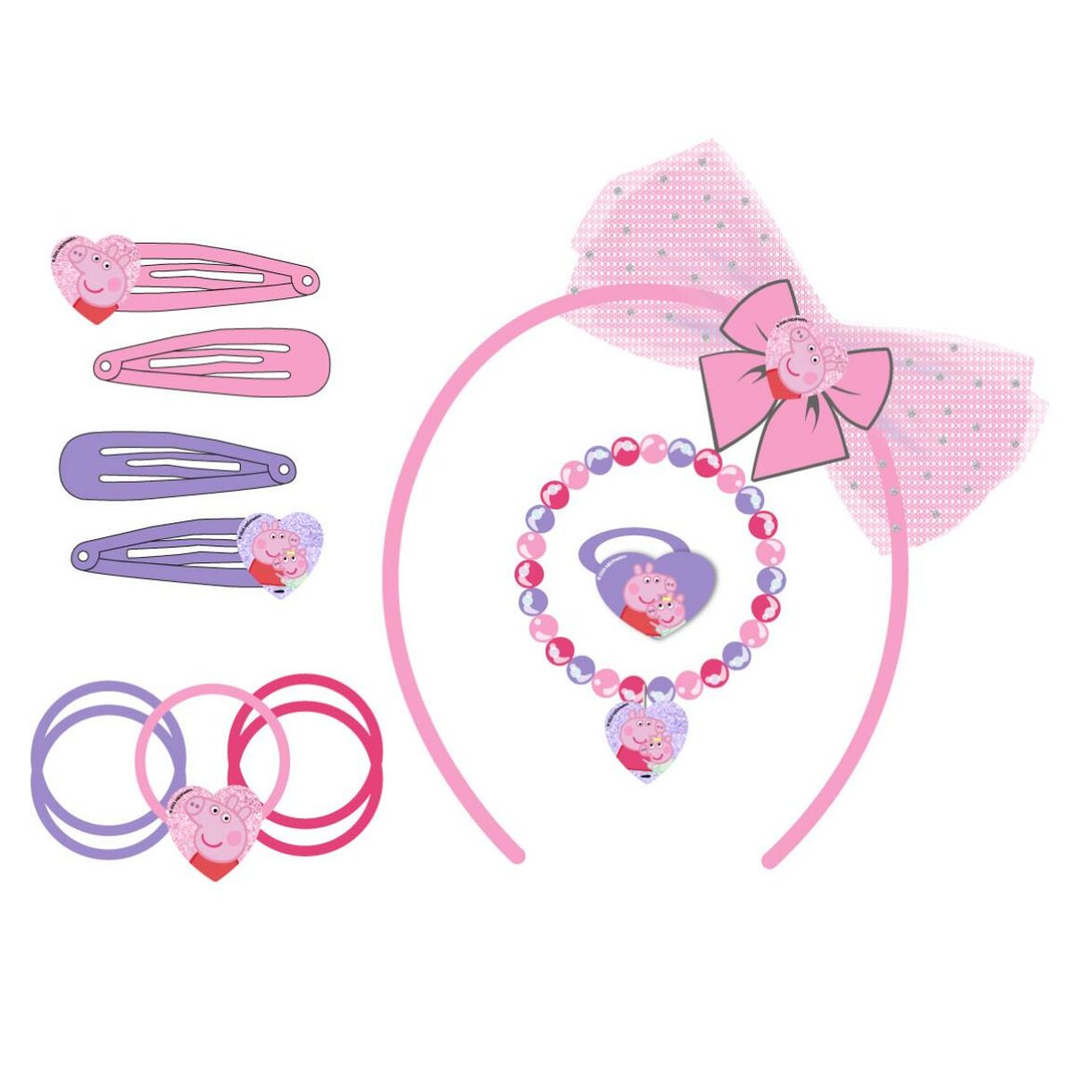Accesorios para el Pelo Peppa Pig Rosa