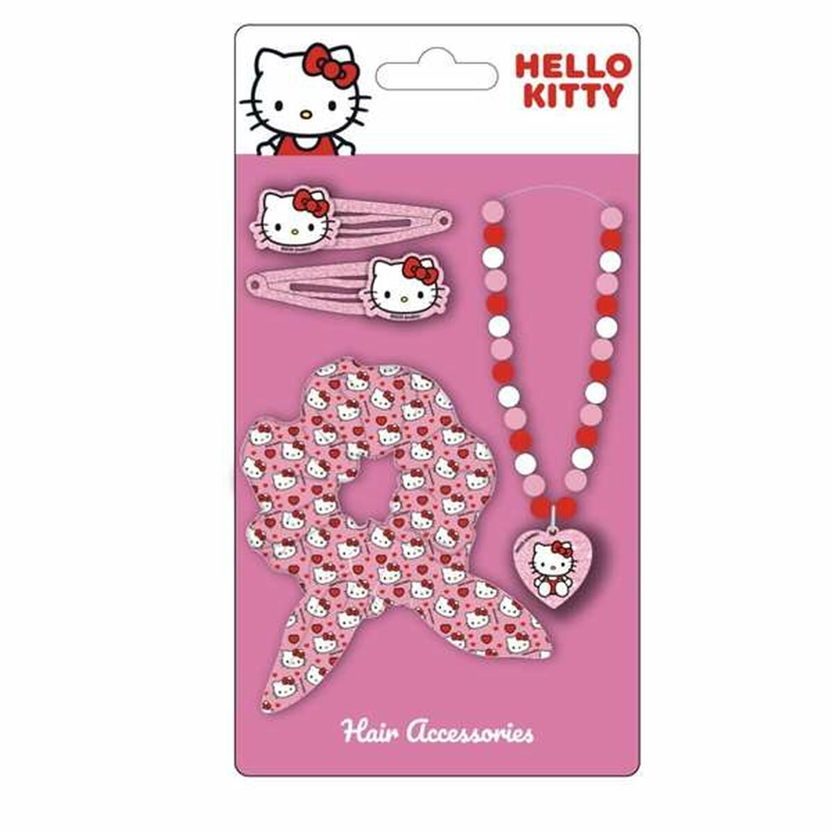 Accesorios para el Pelo Hello Kitty Rosa 4 Piezas