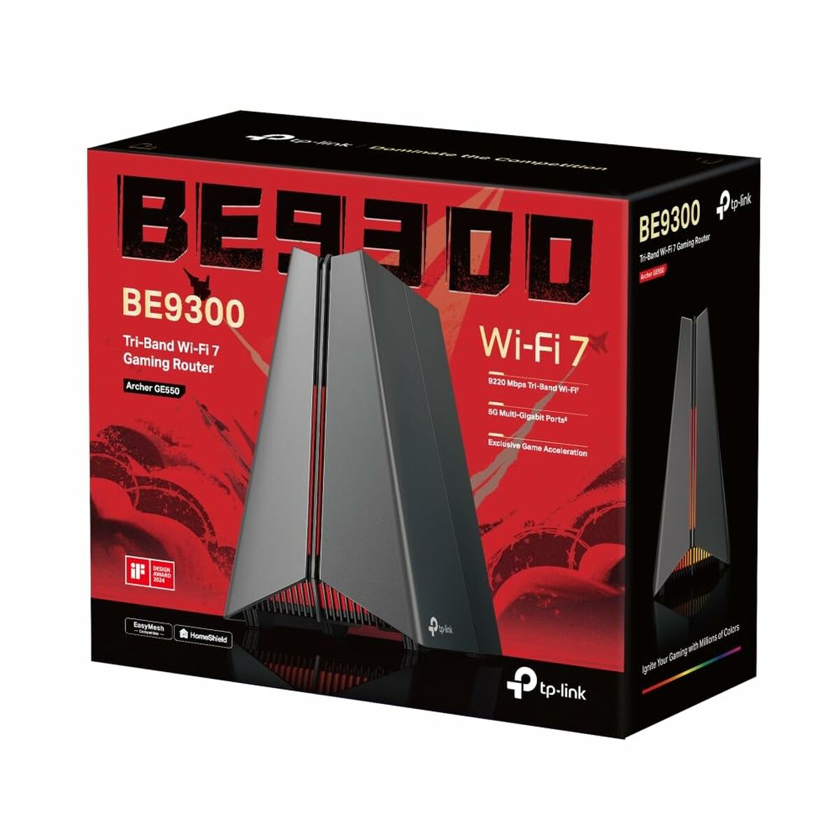 Router TP-Link ARCHER GE550 Negro RJ45 Ethernet LAN