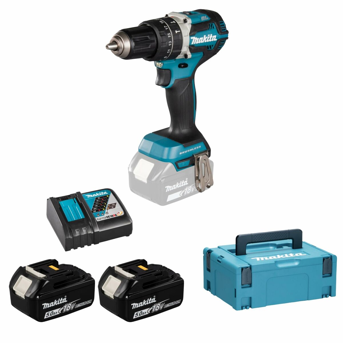 Atornillador eléctrico Makita DHP484RTJ