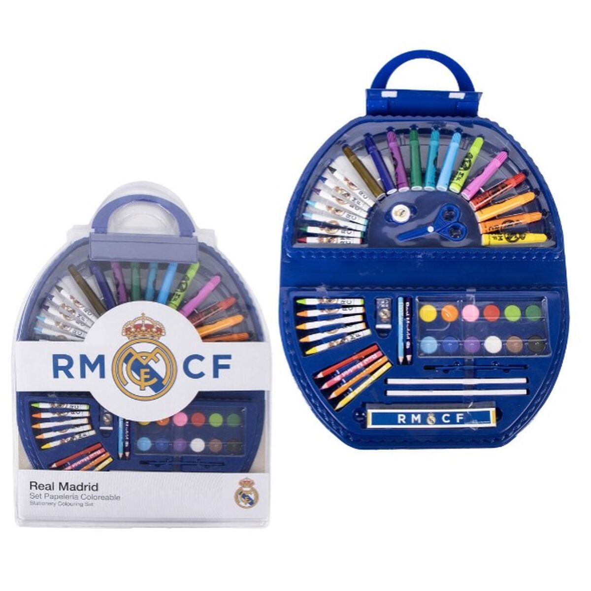 Set de Dibujo Real Madrid C.F. 41 x 58 x 3 cm 50 Piezas
