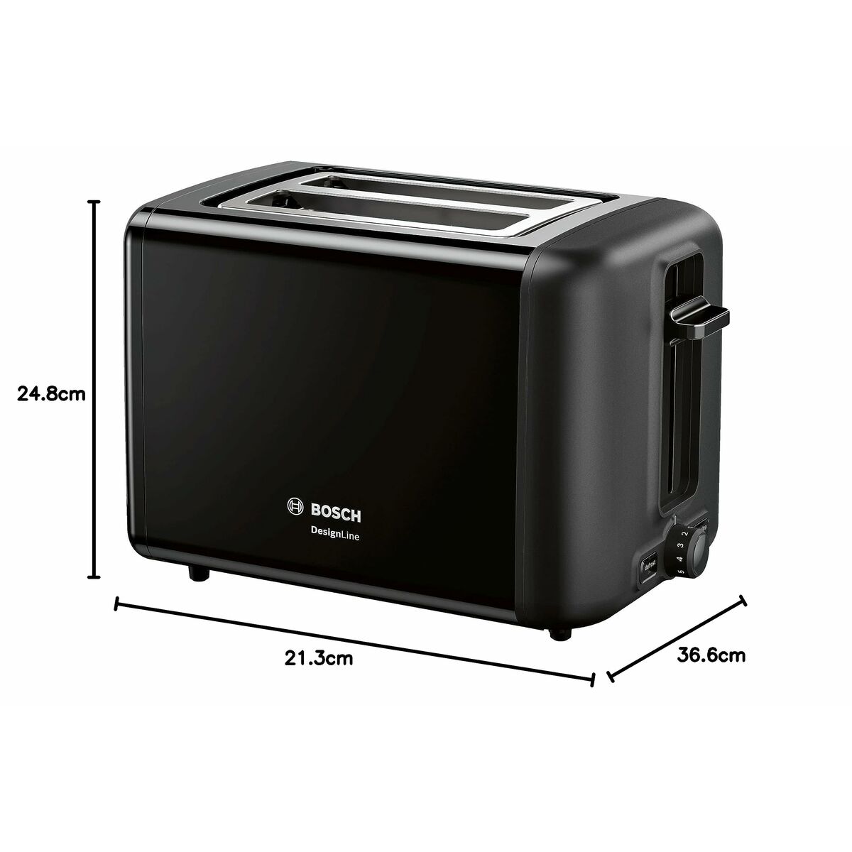 Tostadora BOSCH TAT3P423 Negro 970 W