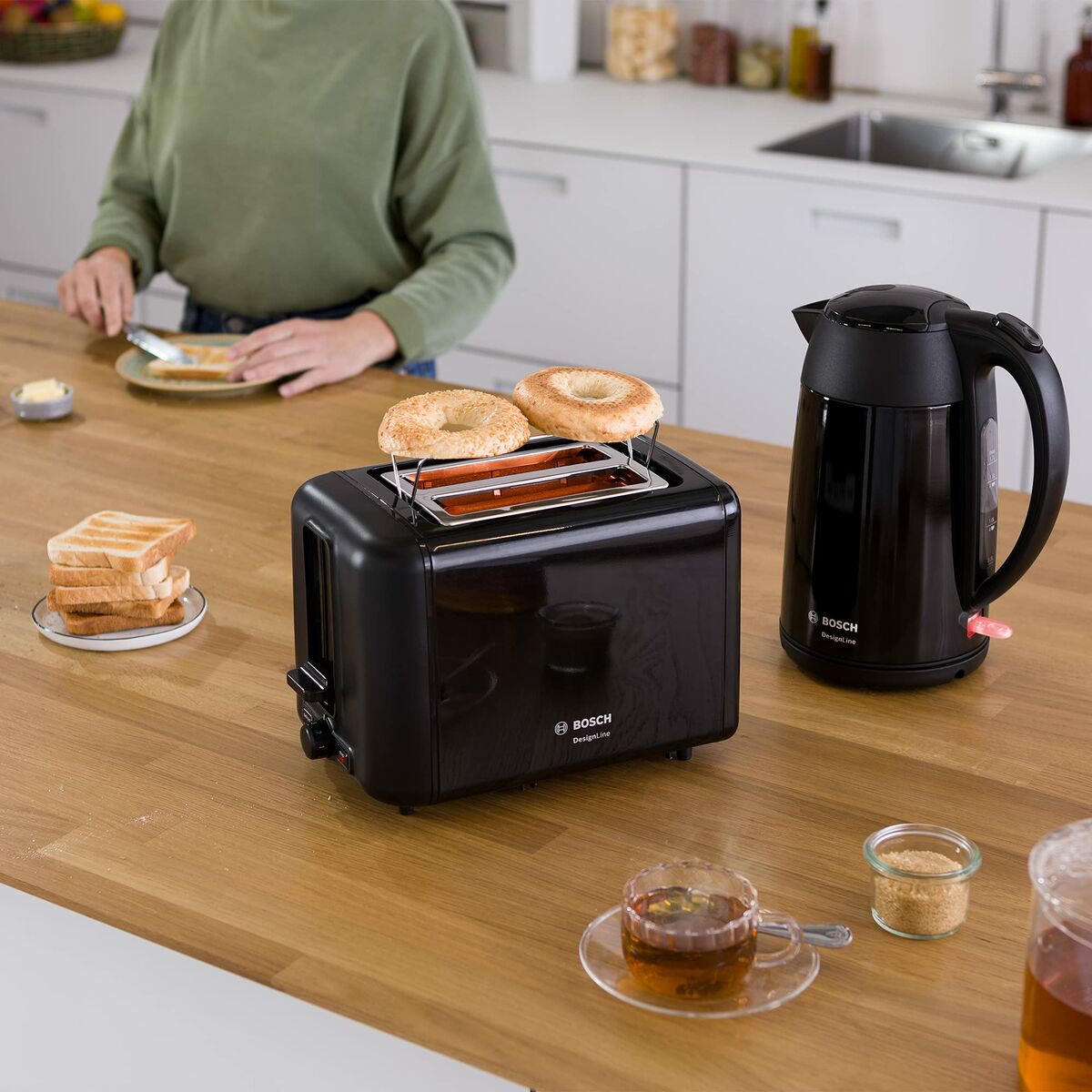 Tostadora BOSCH TAT3P423 Negro 970 W