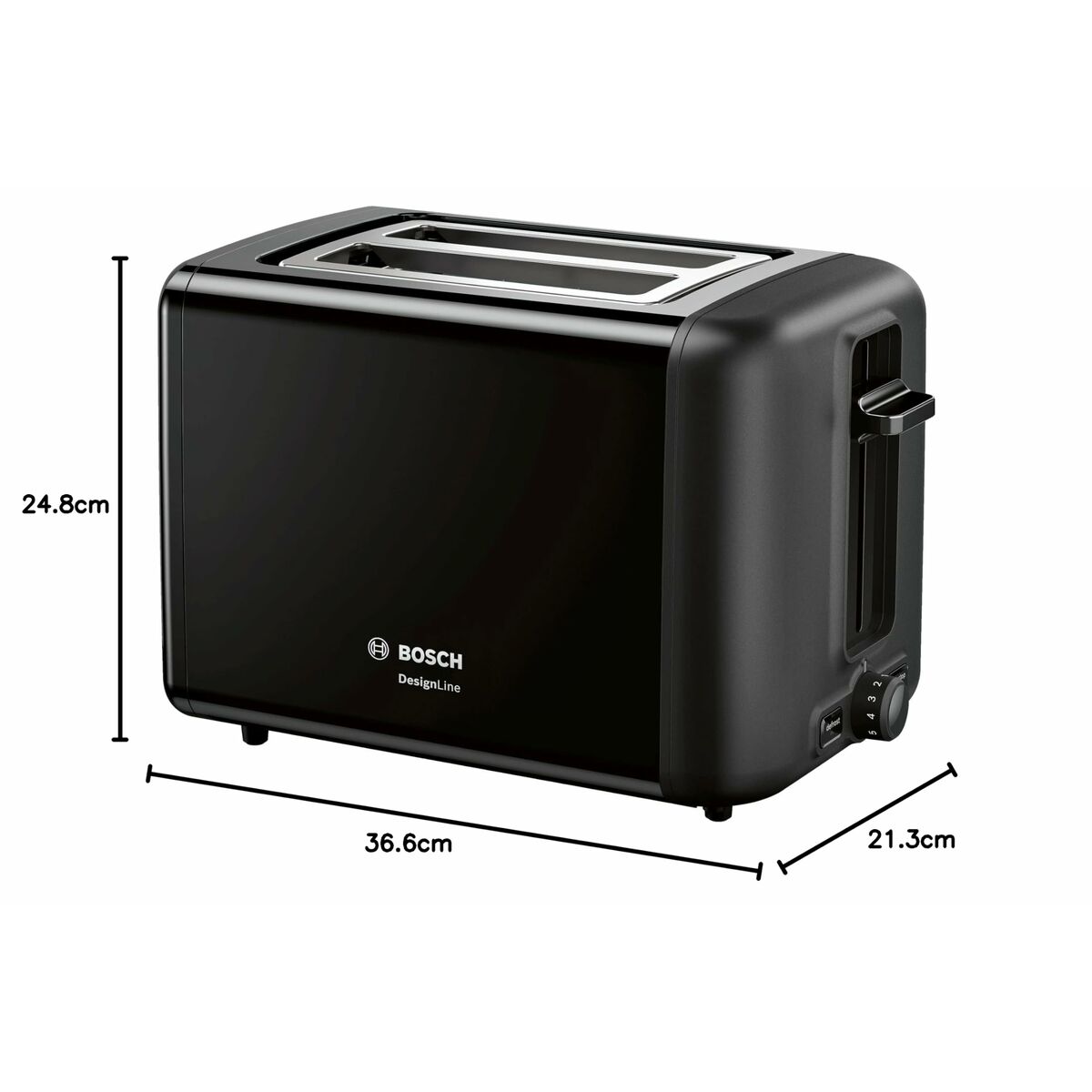 Tostadora BOSCH TAT3P423 Negro 970 W