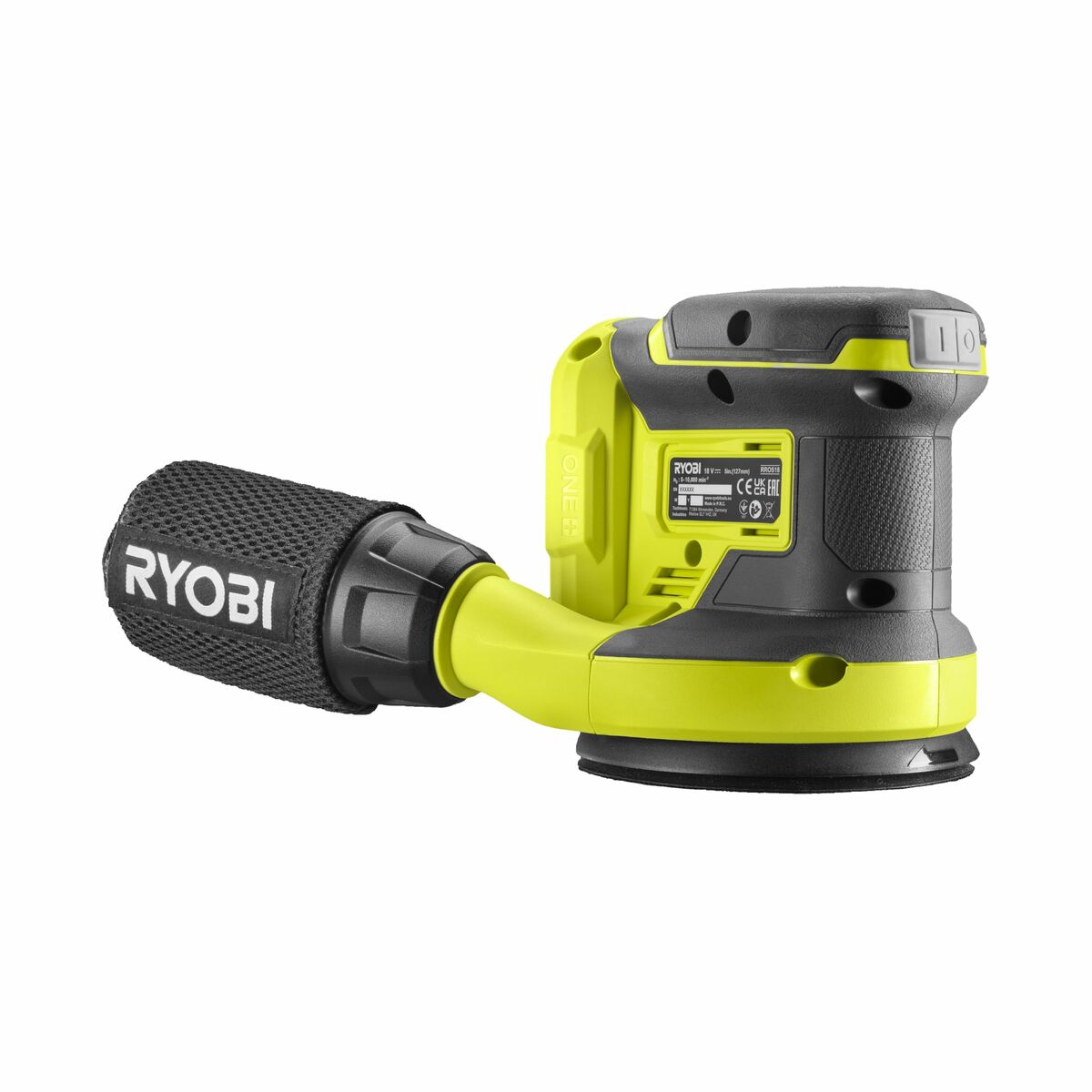 Lijadora excéntrica Ryobi 5133005393 18 V