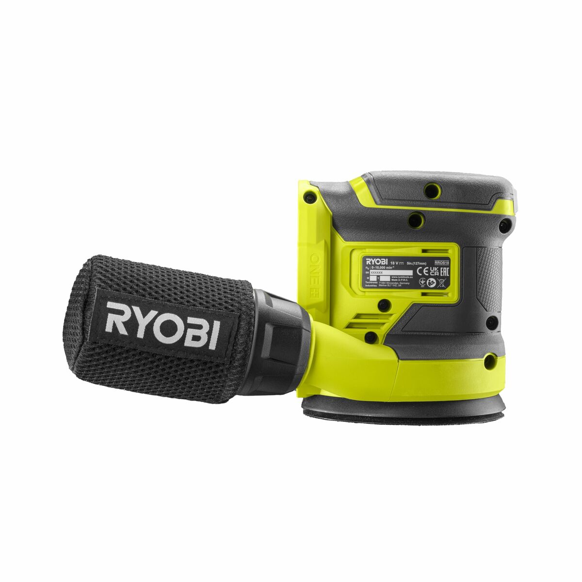 Lijadora excéntrica Ryobi 5133005393 18 V