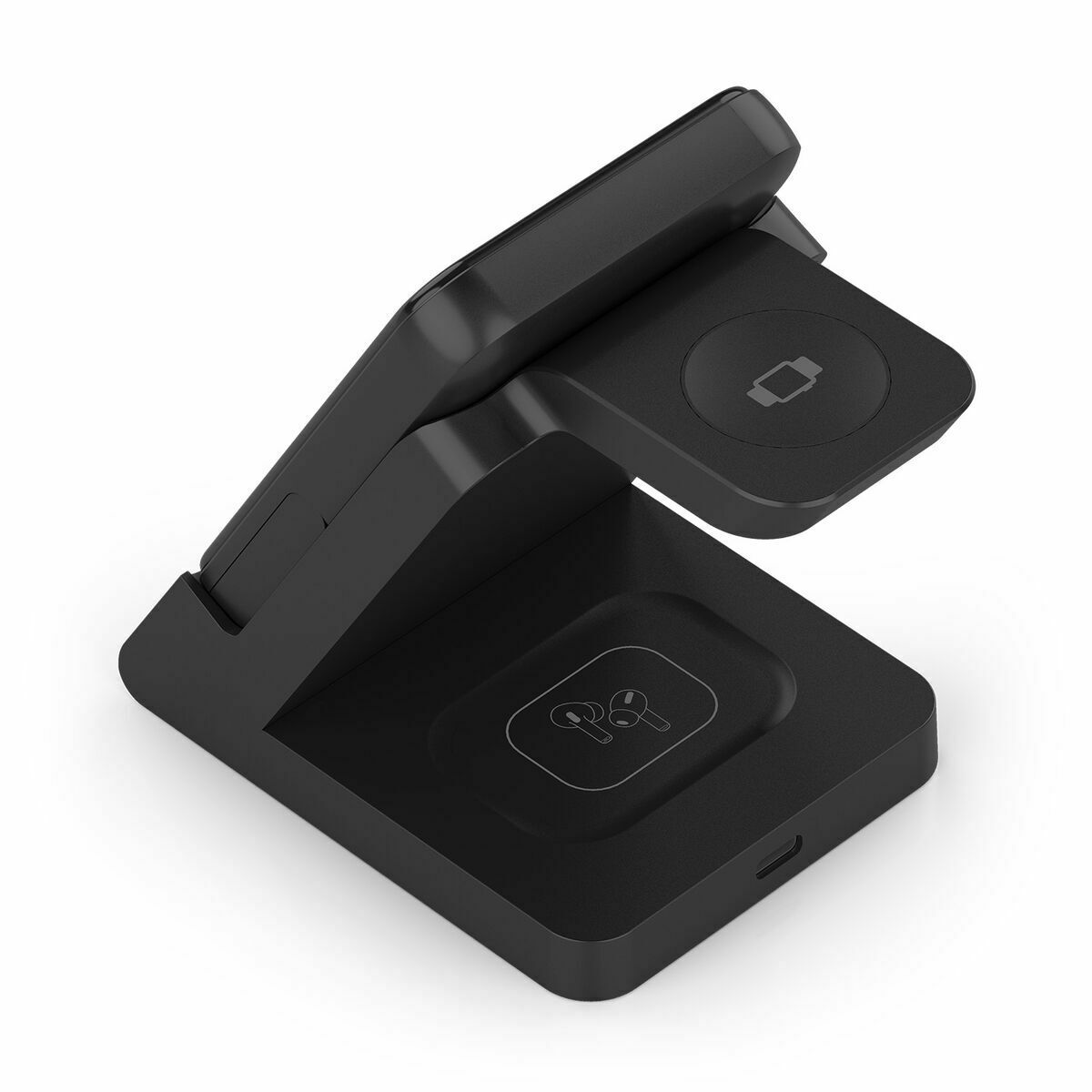 Cargador Inalámbrico Aisens ASCH-15W4WC064-BK Negro 15 W