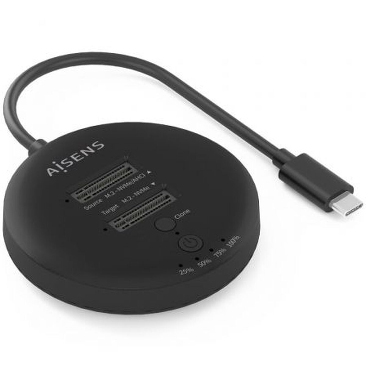 Base de carga Aisens ASDS-2M2N05-BK Negro