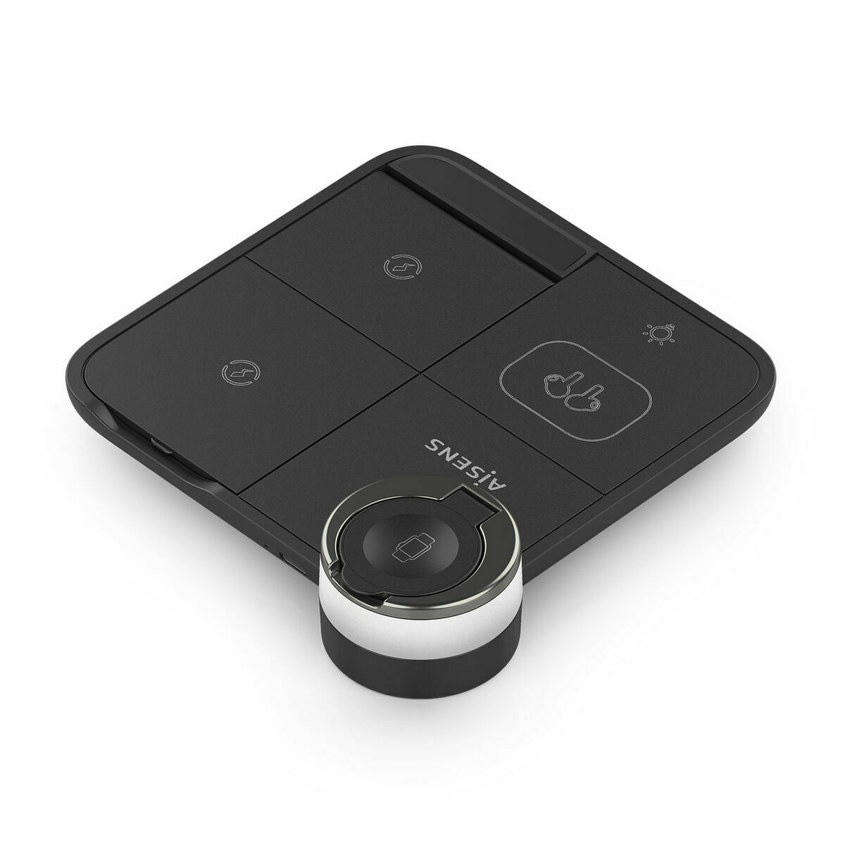 Cargador Inalámbrico Aisens ASCH-15W4WC062-BK Negro 15 W