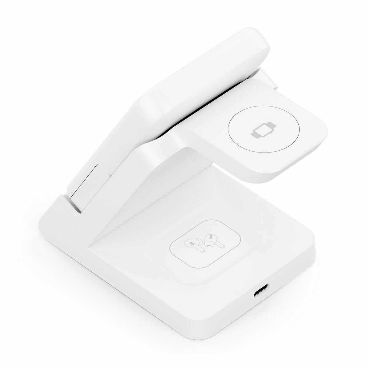 Cargador Inalámbrico Aisens ASCH-15W4WC063-W Blanco 15 W