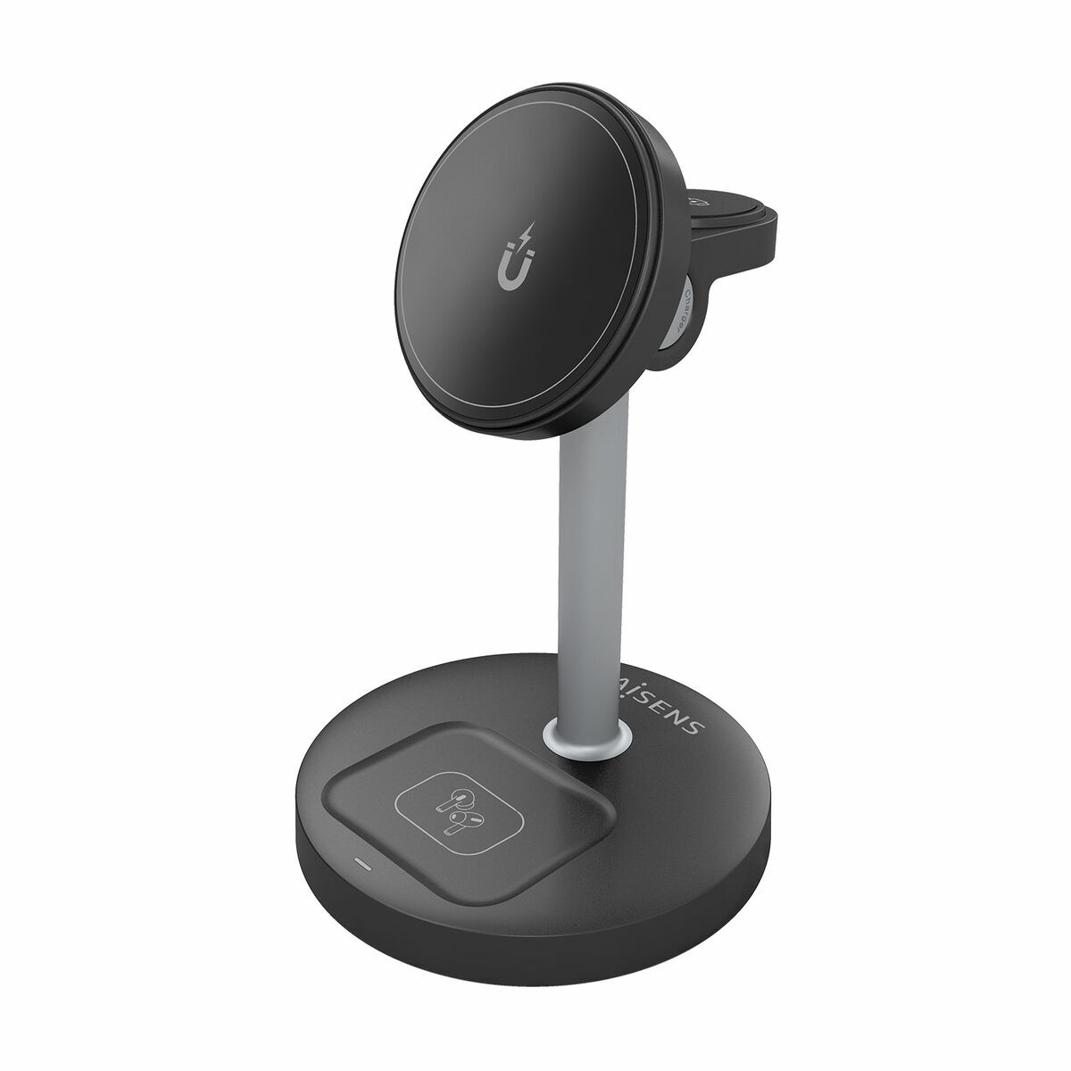 Cargador Inalámbrico Aisens ASCH-15W3WC066-BK Negro 15 W