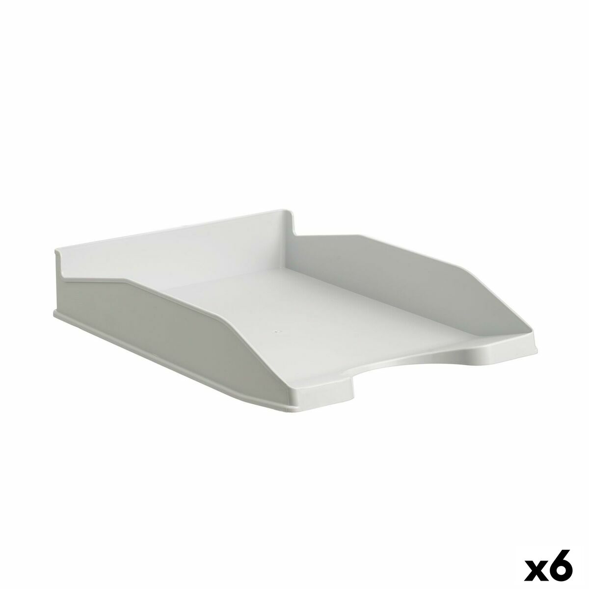 Bandeja para Archivar Archivo 2000 Gris A4 Plástico (6 Unidades)