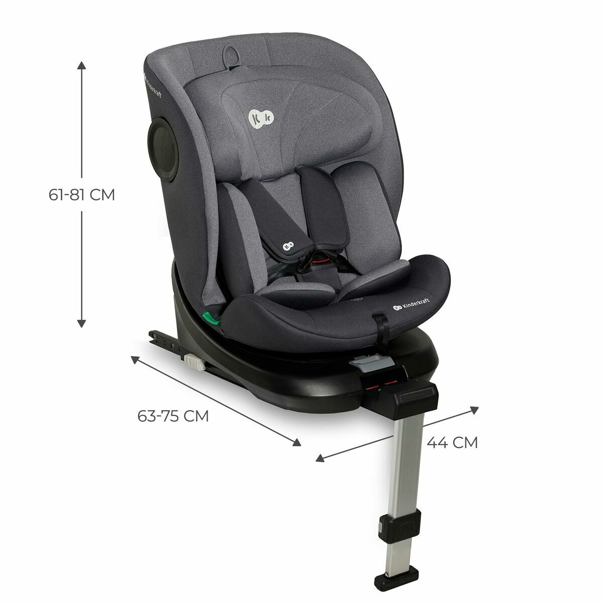 Silla para el Coche Kinderkraft KCI36000GRY0000 Gris