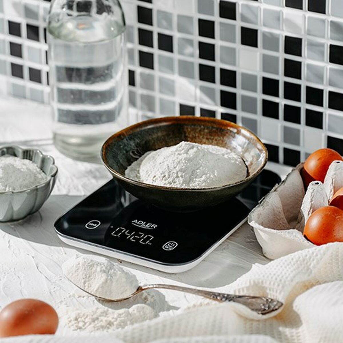 Báscula de Cocina Adler AD 3181b Negro 5 kg