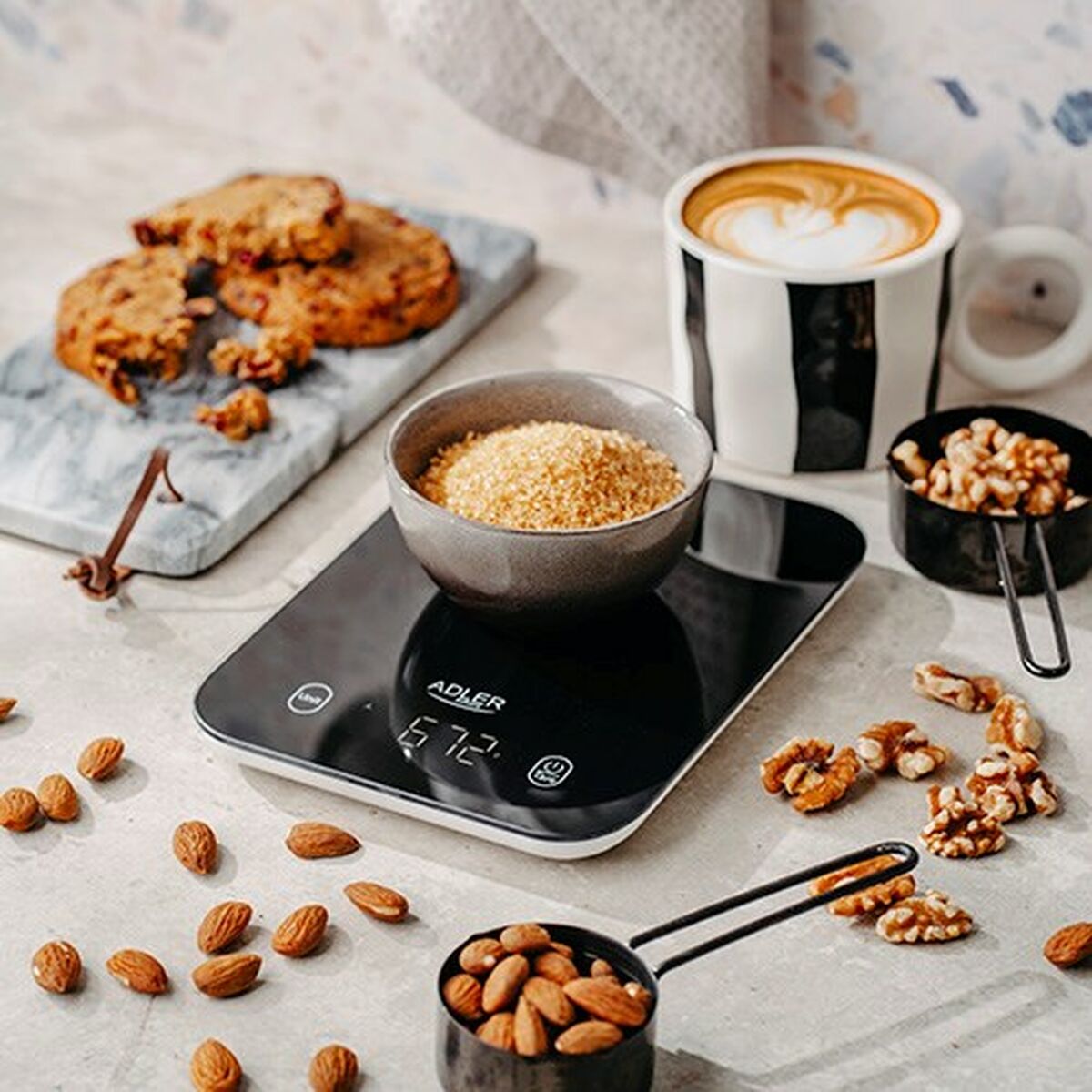 Báscula de Cocina Adler AD 3181b Negro 5 kg